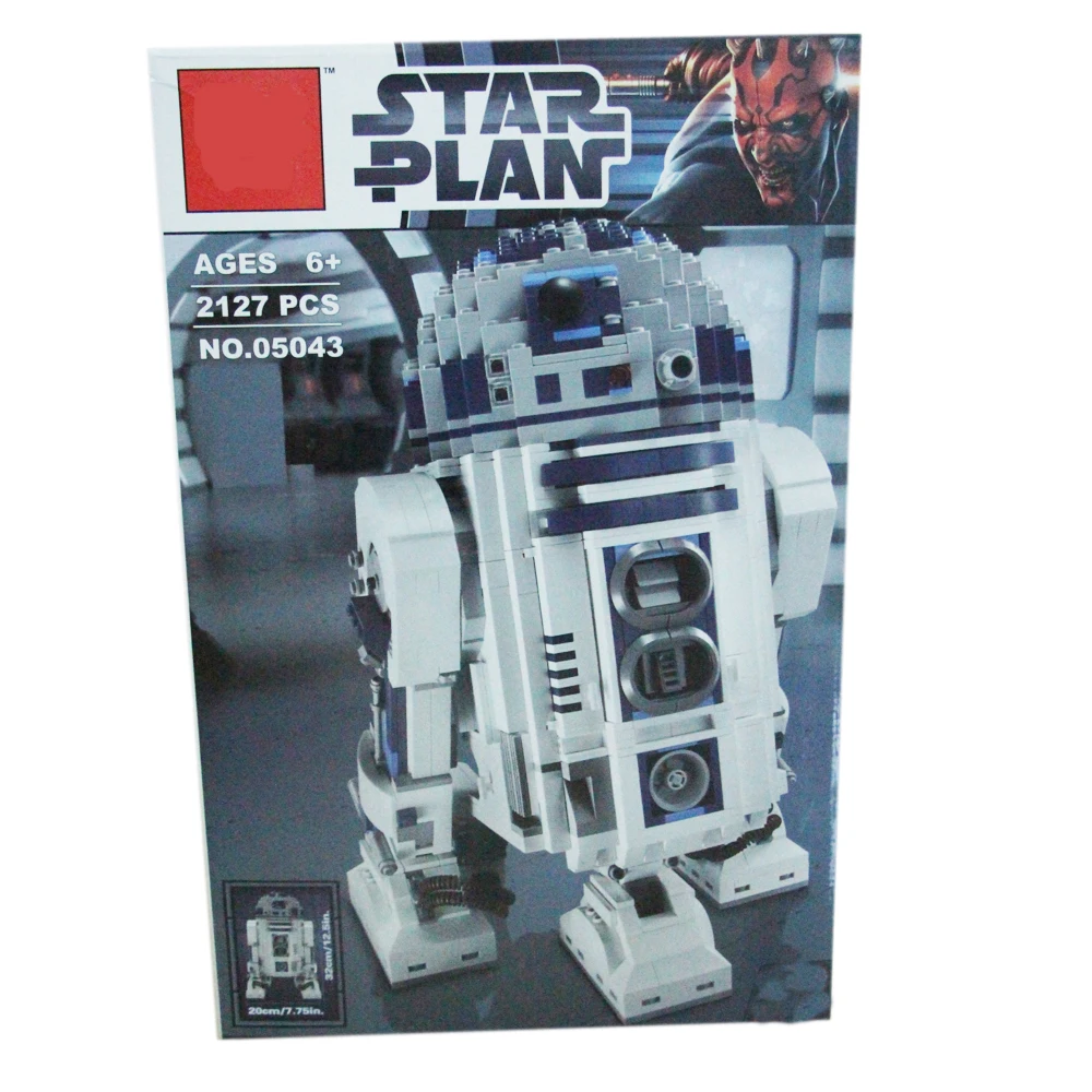 Звездные войны Робот R2D2 строительные блоки игрушки|Блочные конструкторы| |