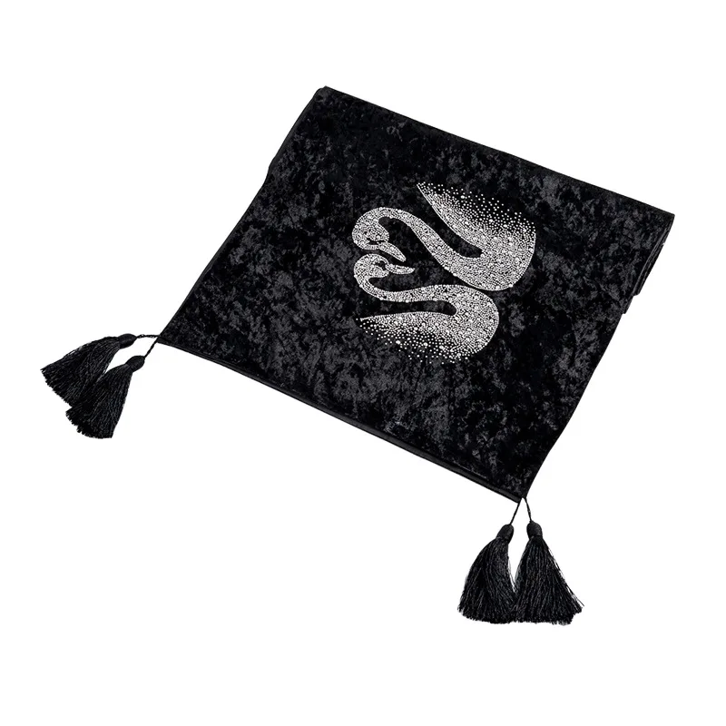

Classic Rhinestone Swan Bed Runner Fashion High-end Table Runner P82