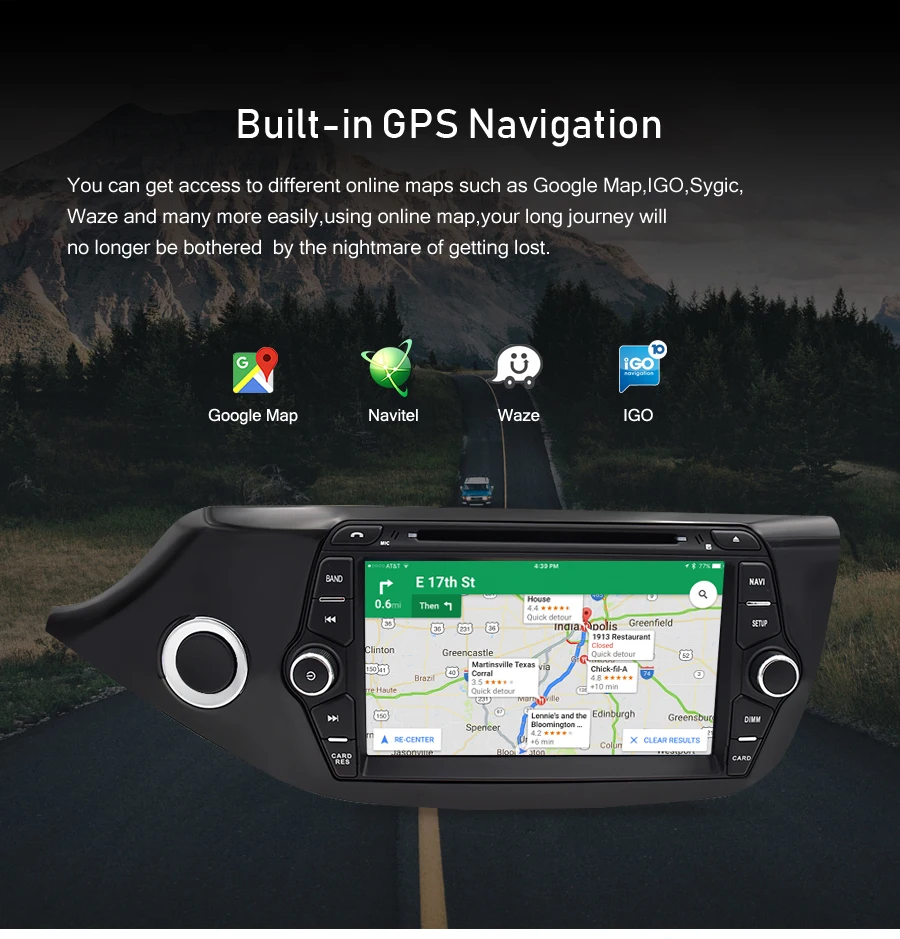 Ips экран Android 9,0 автомобильный Радио gps навигация Мультимедиа dvd-плеер для Kia Ceed 2012- Авто RDS Аудио wifi стерео 4G ram
