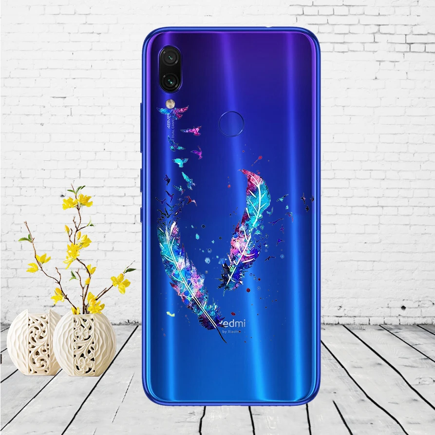 7 02SX чехол для Xiaomi Redmi Note 7, силиконовый чехол для Xiaomi Redmi Note 7, задняя крышка, чехол для Redmi Note 7, чехол для телефона - Цвет: 7