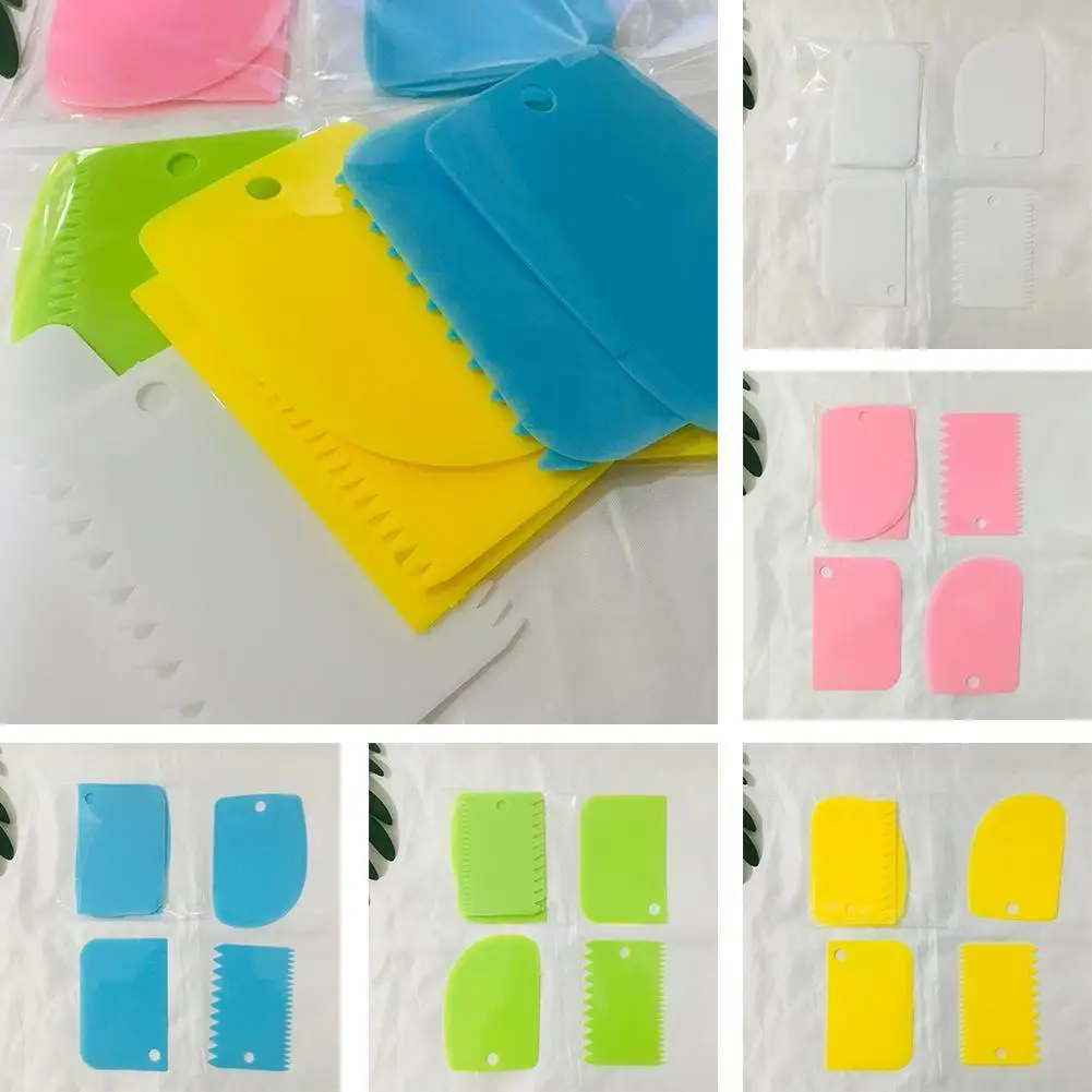 3 шт./компл. крем Пластик ракель для резки пирожных Ножи кухонные принадлежности