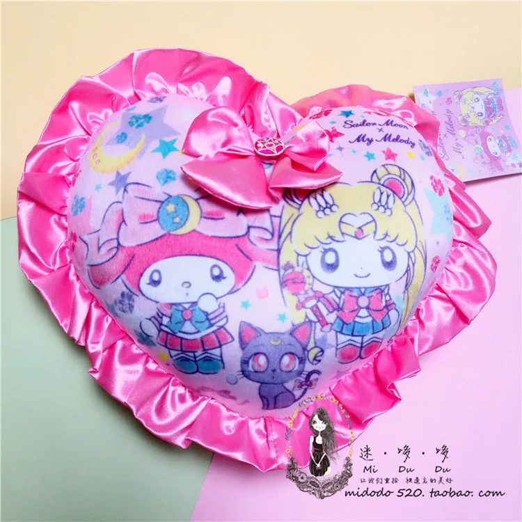

Peach heart Doll kawaii Sailor Pillow Moon Figure Doll Anime Plush Toy Girlfriend Birthday Gift
