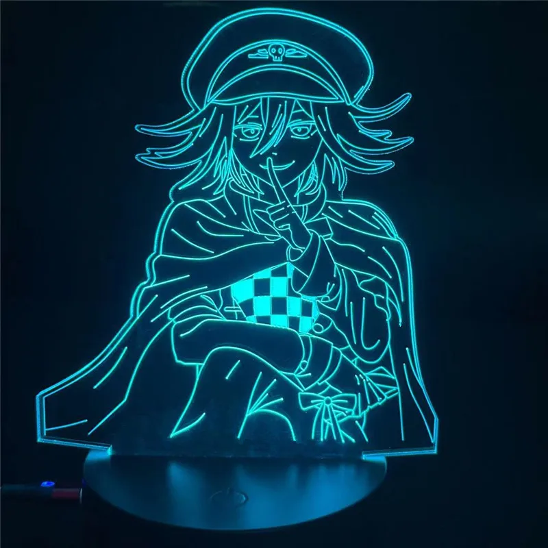 

Anime Figure 3D Lamp Danganronpa Led Night Light Kokichi Oma Lamp for Room Decoration Child Gift Acrylic Kokichi Nightlight