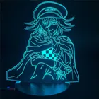 Светодиодная 3D лампа в стиле аниме данганронпа, ночсветильник Kokichi Oma для украшения комнаты, акриловый ночник для детей, подарок