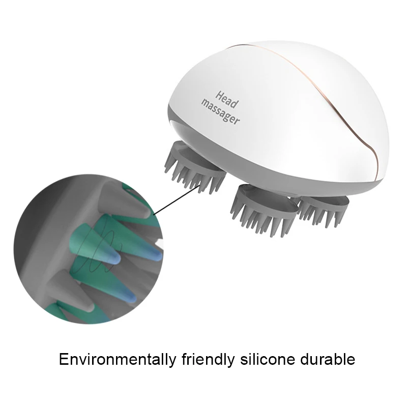 Массажер для головы ухода за волосами снятия стресса акупунктуры спа лечения