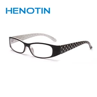 stylish rectangular reading glasses spring hinge men and women reader eyeglasses diopter 0 5 1 75 2 0 3 0 4 0