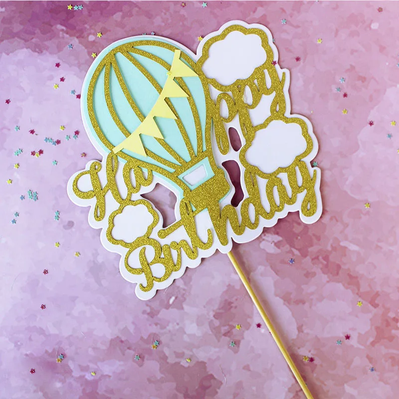 Романтические воздушные шары радужные топперы торты на день рождения флаги