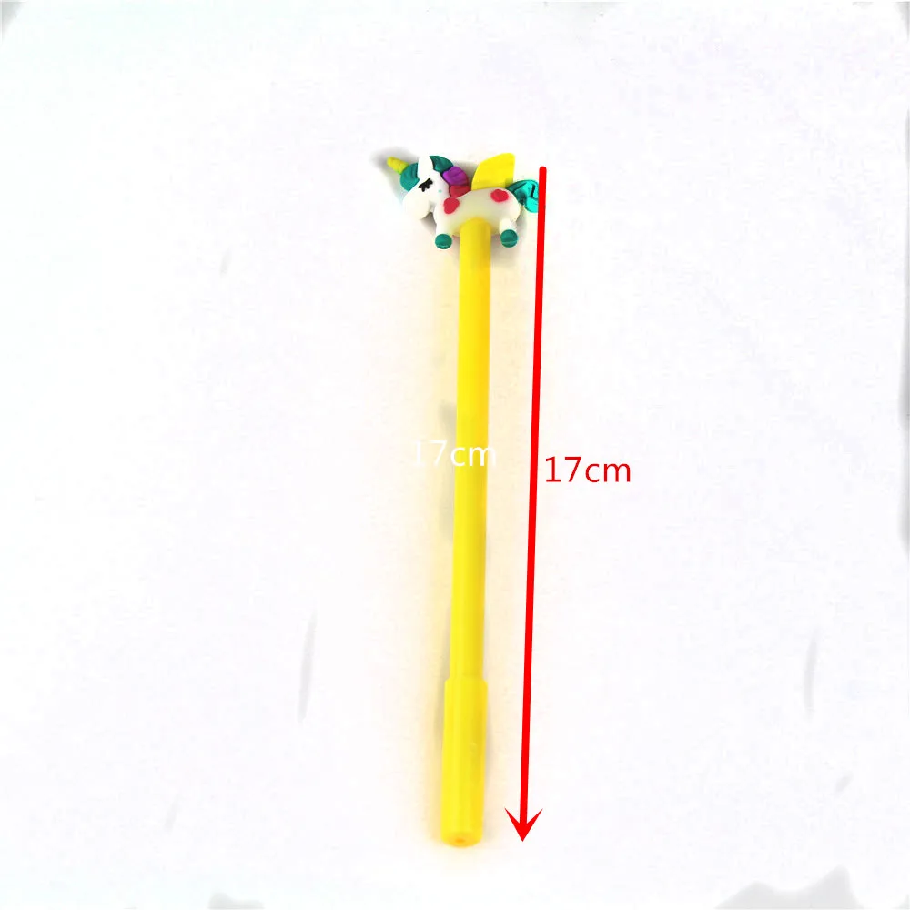 

4 Options Kawaii Unicorn Gel Pen Stationery Gift 0.5mm Blue Black Ink for School Office Writin Pens