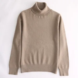 Зимний свитер для женщин, однотонный эластичный тонкий женский пуловер, вязаный свитер с длинным рукавом, женский свитер с высоким воротником, уличная одежда