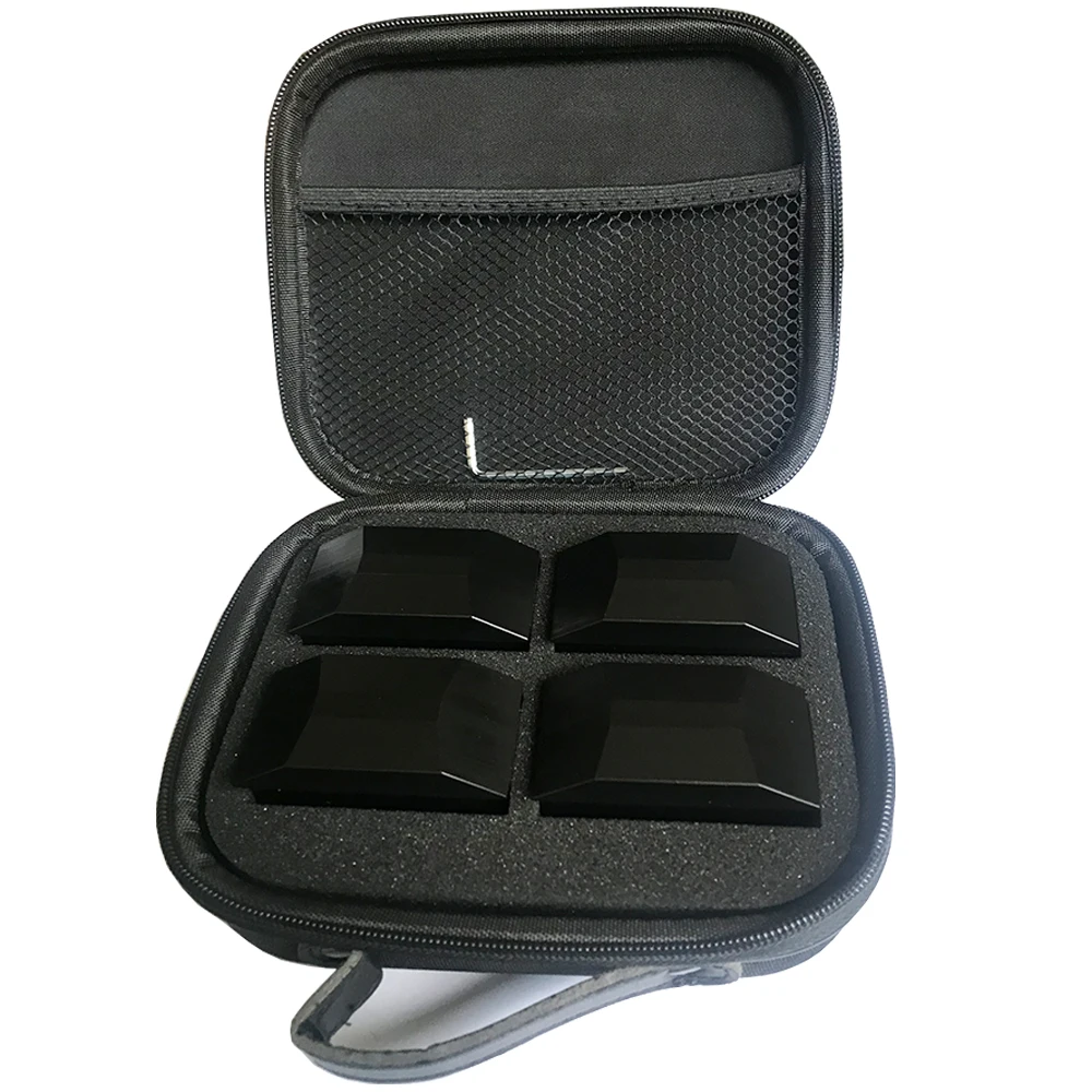 Новинка 4 шт. черная подъемная площадка с болтами алюминиевый Напольный домкрат