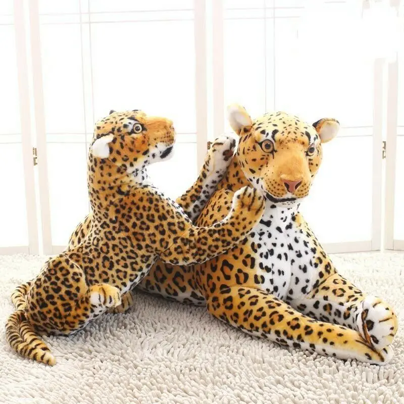 Имитация леопарда плюшевая игрушка Ягуар мягкие животные кукла Леопард подарок