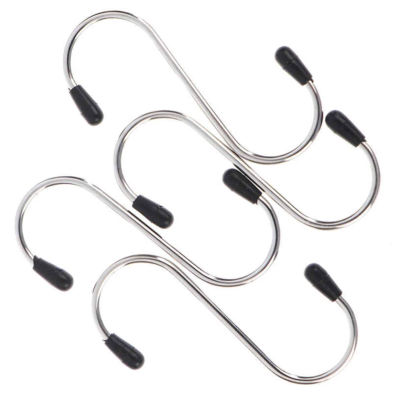 4 шт. Нержавеющая сталь Кухня подвесная вешалка держатели для хранения