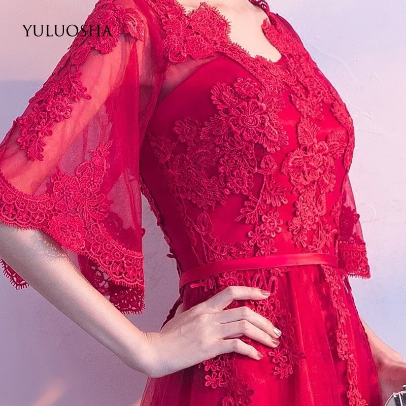 YULUOSHA размера плюс длинные вечерние платья женское вечернее платье в несколько