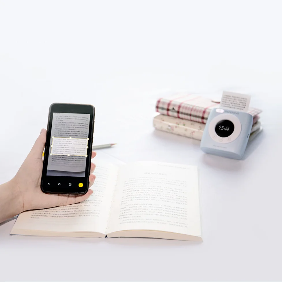 Mijia PAPERANG P2S Pocket Printer Portable Bluetooth 4.0 300dpi Thermal Photo Phone Wireless Connection Mini Printers | Обустройство