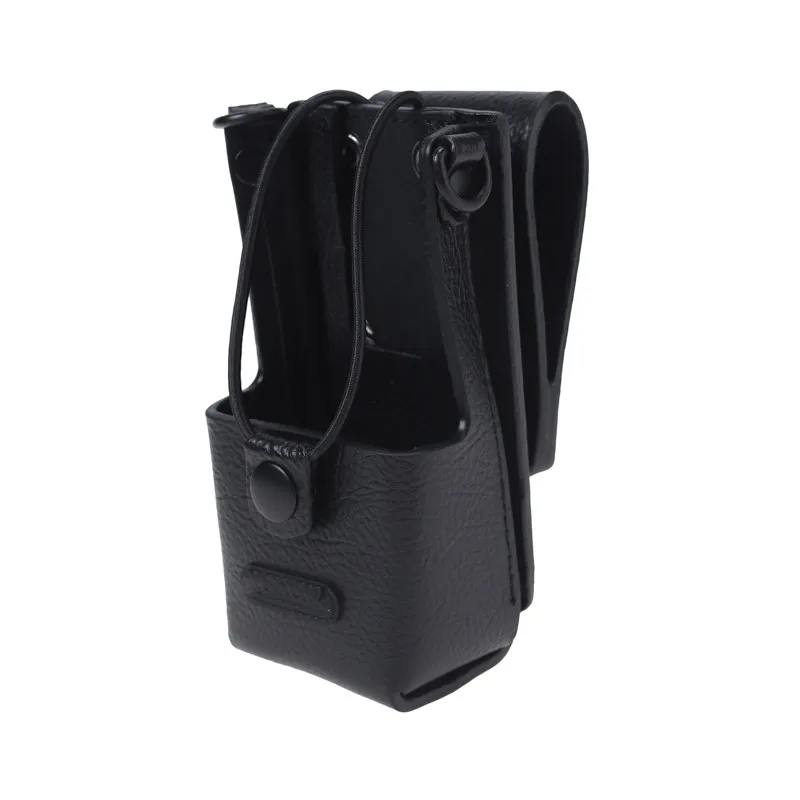 Universal Genuine Leather Holster Tactical Protective Case For Motorola GP328 GP340 Two Way Radio Walkie Talkie Hytera Baofeng