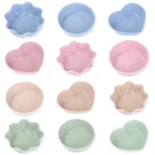 1 шт бытовой соевый томатном соусе соль уксус Вкус специй блюдо с изображением пшеничного колоса солома приправа блюдо столовые приборы; Маленькая завтрак блюдо