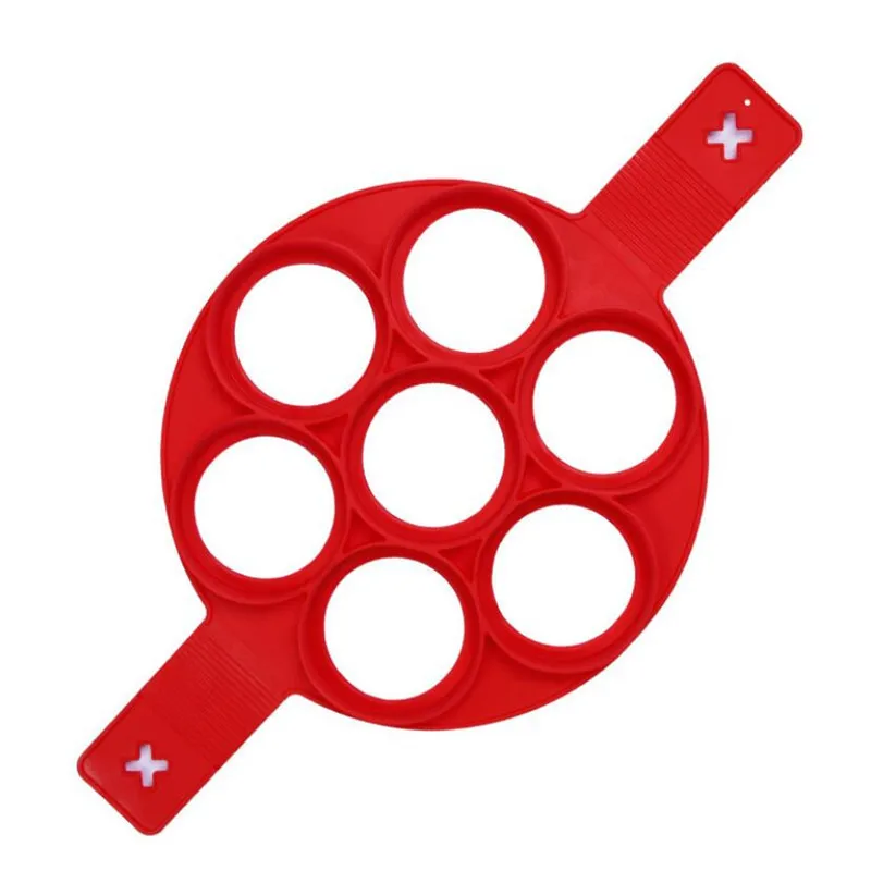 

1Pcs Silicone Non Stick Fantastic Egg Pancake Maker Ring Kitchen Baking Omelet Moulds Flip cooker Egg Ring Mold Bakeware Tools