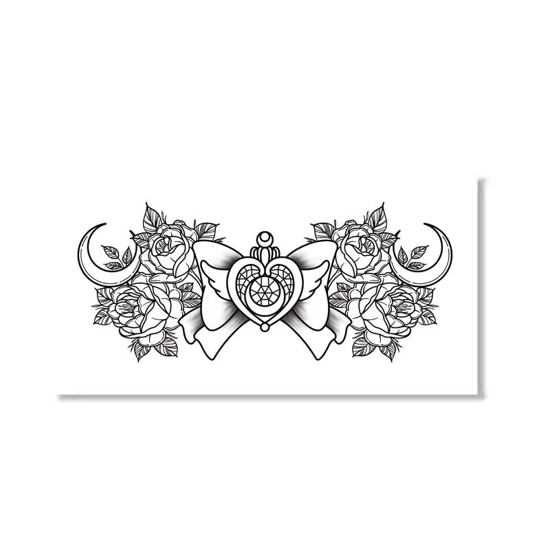 

Dark clavicle sexy girl cute waterproof long-lasting tattoo stickers large pattern tattoo stickers