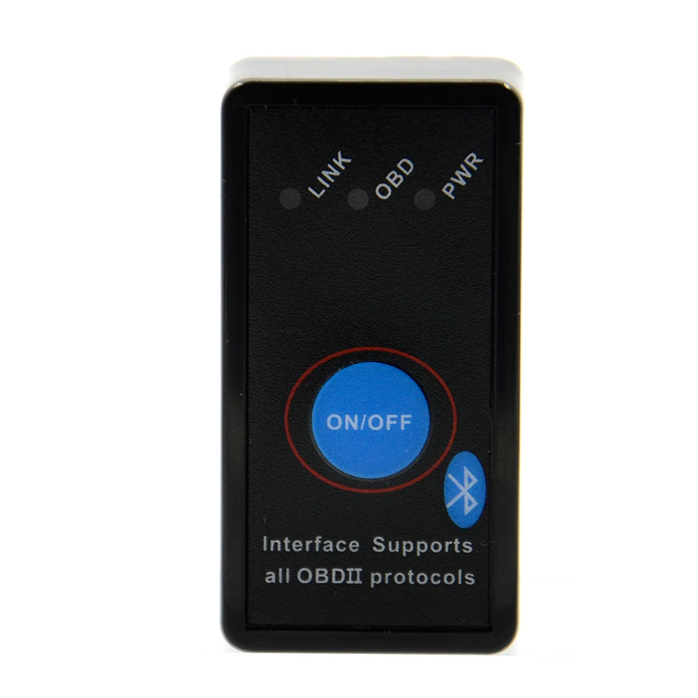 Автомобильный диагностический сканер Elm 327 Bluetooth OBD2/OBD II V2.1 интерфейс работает на