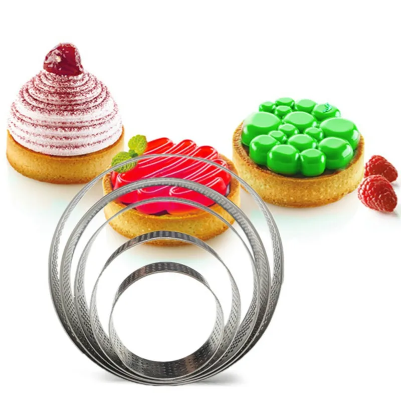 Круглое кольцо для торта из нержавеющей стали металлические кольца печенья