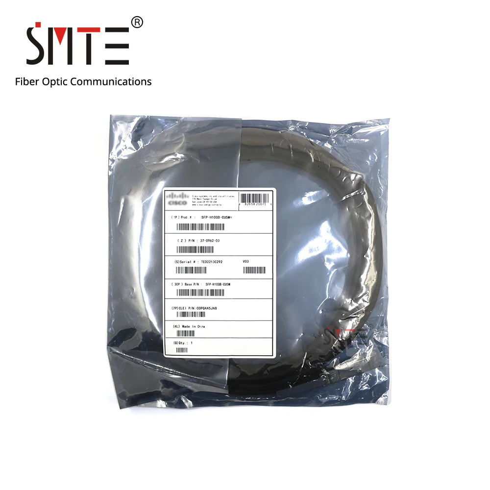 SFP H10GB CU5M 37 0962 03 5m 10G DAC 10 гигабитный Волоконно-Оптический Высокоскоростной медный