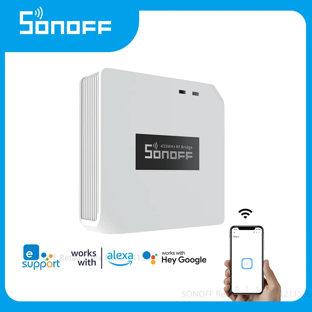 SONOFF RF BridgeR2 WiFi 433 МГц беспроводной контроллер дистанционное управление через
