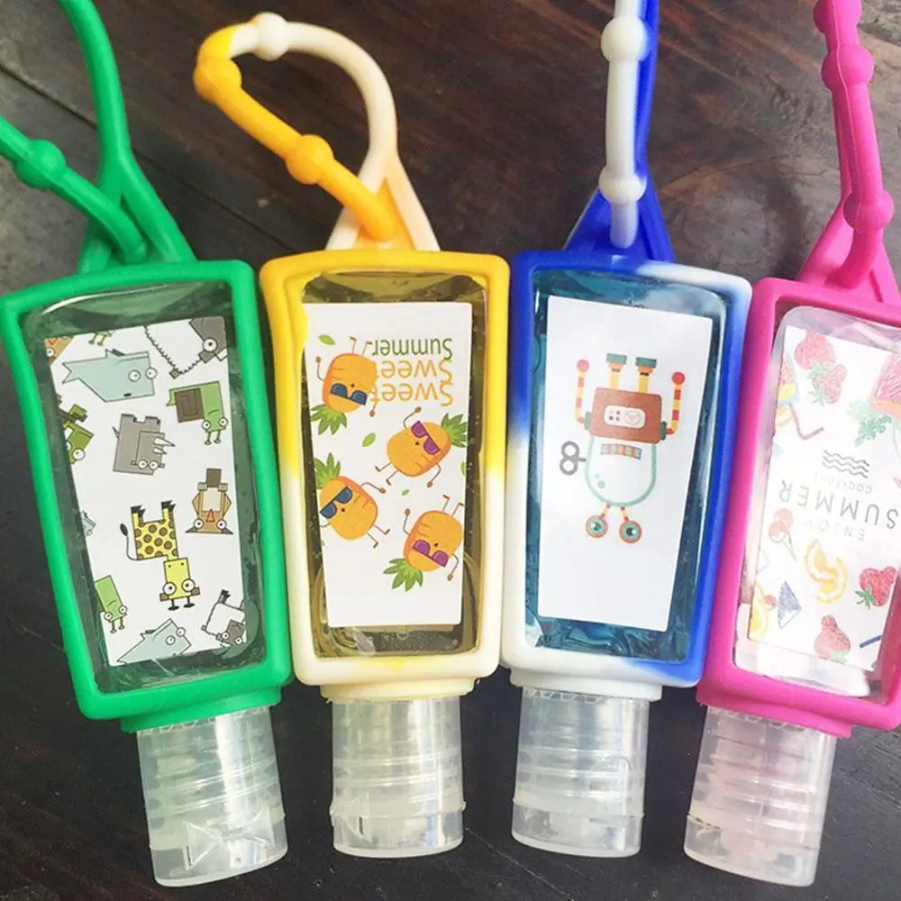 30 мл случайный цвет многоразовые миниатюрный антисептик для рук фруктовые