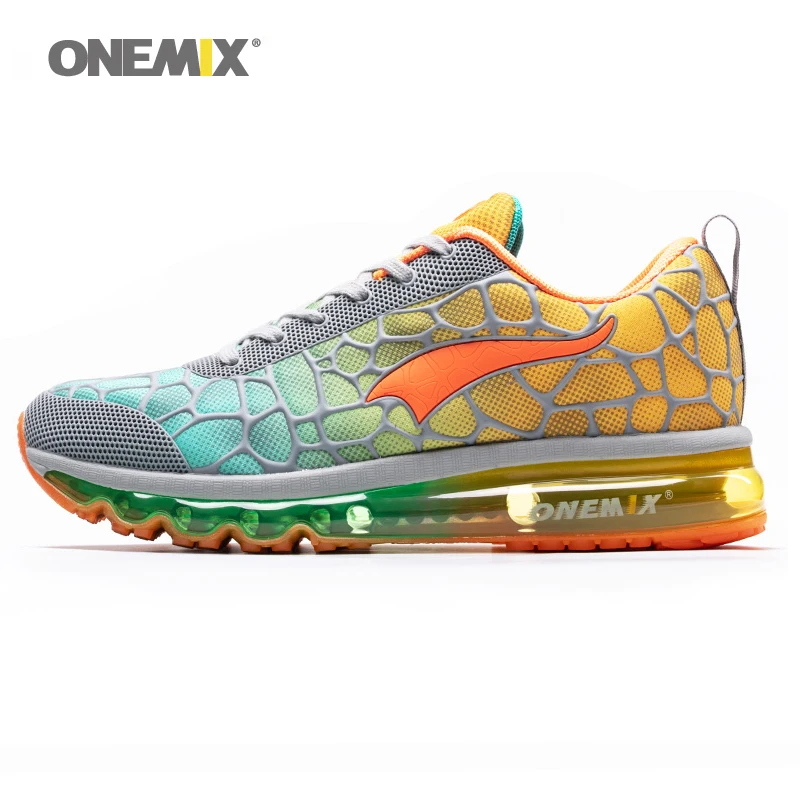 Onemix New Mens Air Cushion Running Shoes Trainer Breathable Sneakers Walking Damping No-Slip Light Jogging Fitness Sports Shoes