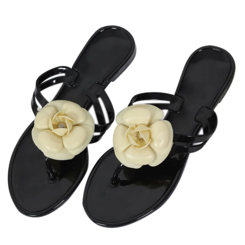 

Summer Women Sandals Flip Flops Outside Women Slippers Female Beach Shoes with Floral Ladies jelly shoes sandalias mujer 2022