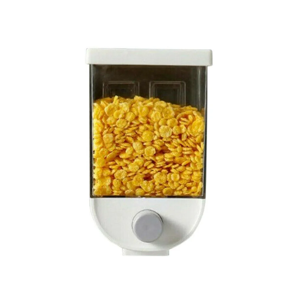 

1/1.5L Whole Grain Storage Box Kitchen Wall-mounted Storage Tank Rice Beans Jar Dried Grains Tank Storage Supplies
