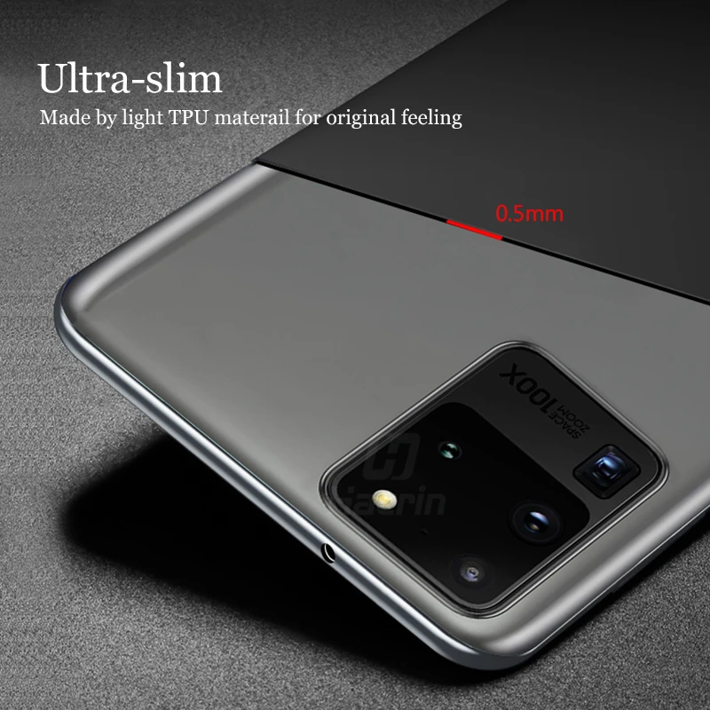 Чехол для samsung Galaxy S20 Ультра мягкий ТПУ ультра тонкий матовый чехол + S 20 Plus Полный