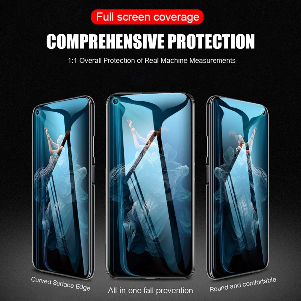 3 шт., закаленное стекло для Honor 10 lite 20 pro 10i 20i 9 lite view 20, Защитное стекло для экрана huawei Honor 8X max 9X pro glass