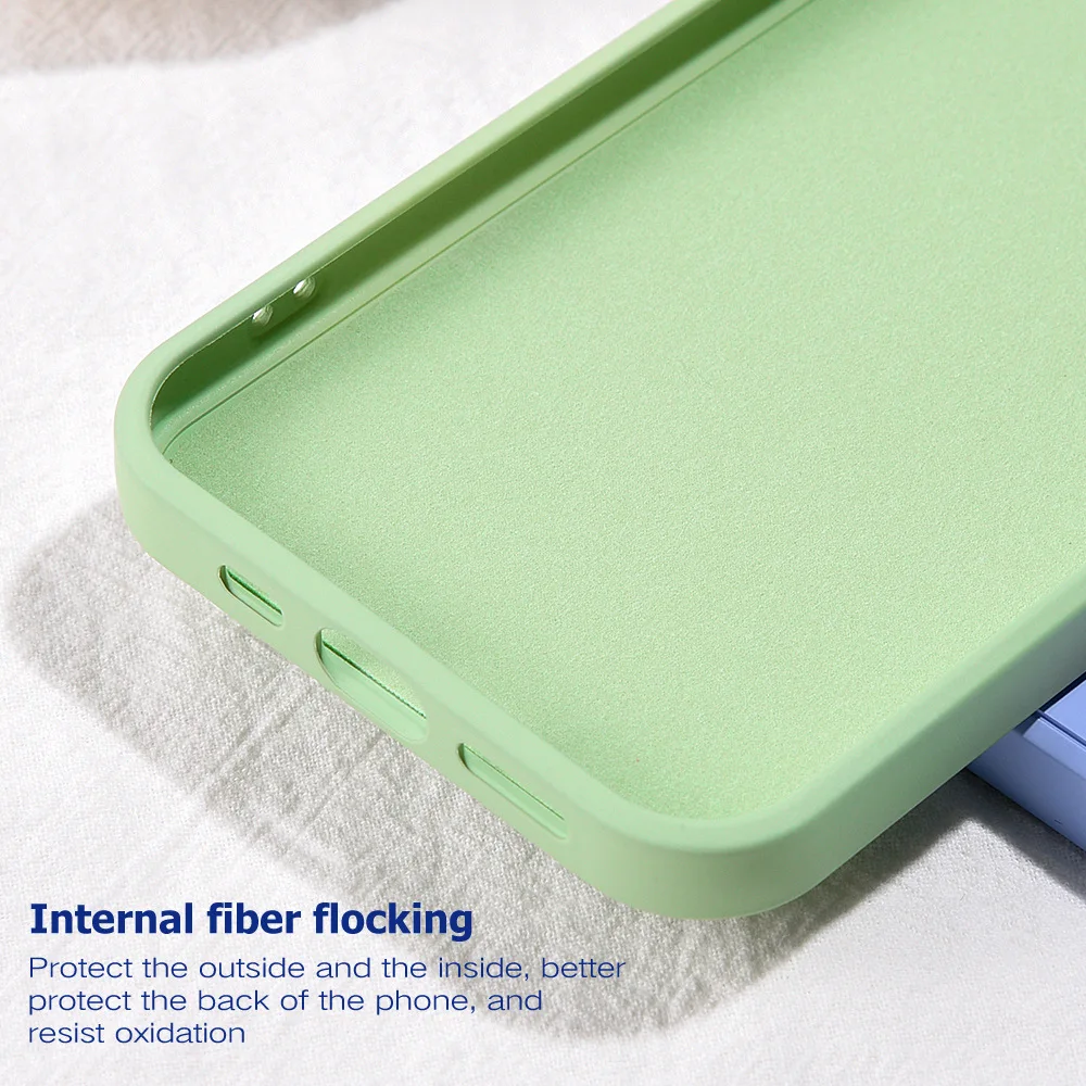 

Luxury Original Liquid Silicone Soft Phone Cases For iphone 11 Pro Max 12 Pro Mini XR XS 8 X 7 6 6s Plus Shockproof Back Cover