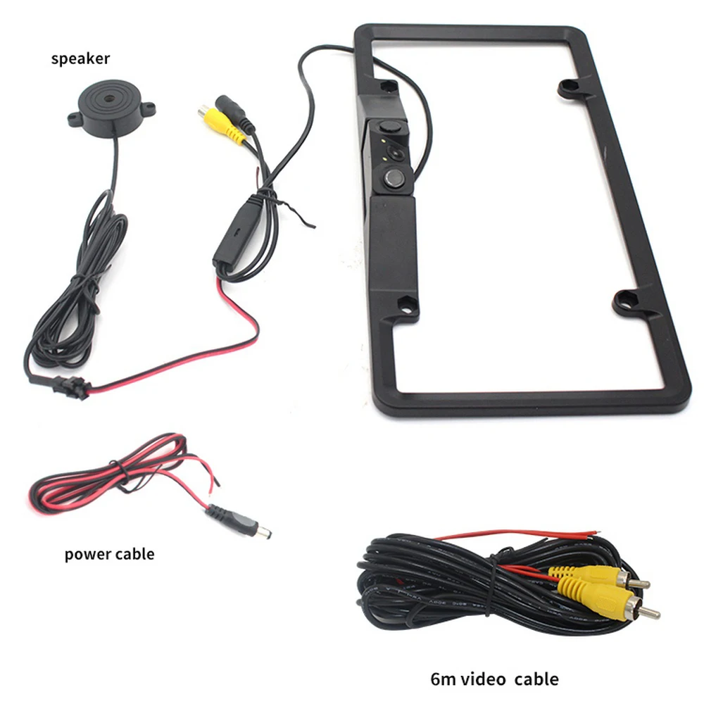 Автомобильная камера заднего вида для номерного знака водонепроницаемая рамка