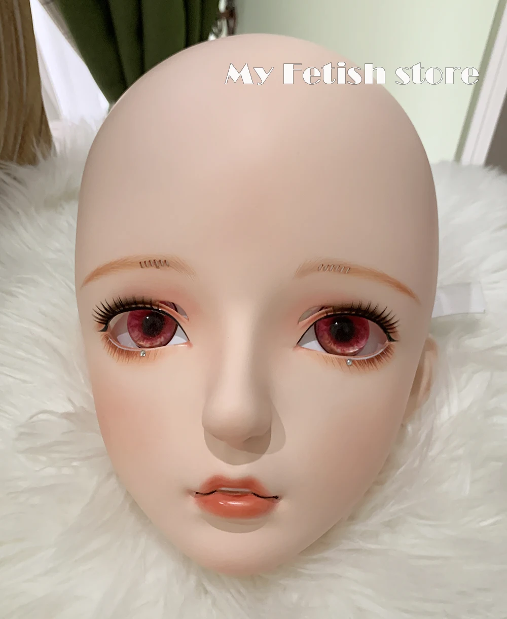 (WhiteDoll) высококачественные женские/Девочки ручной работы с полуголовой из смолы в