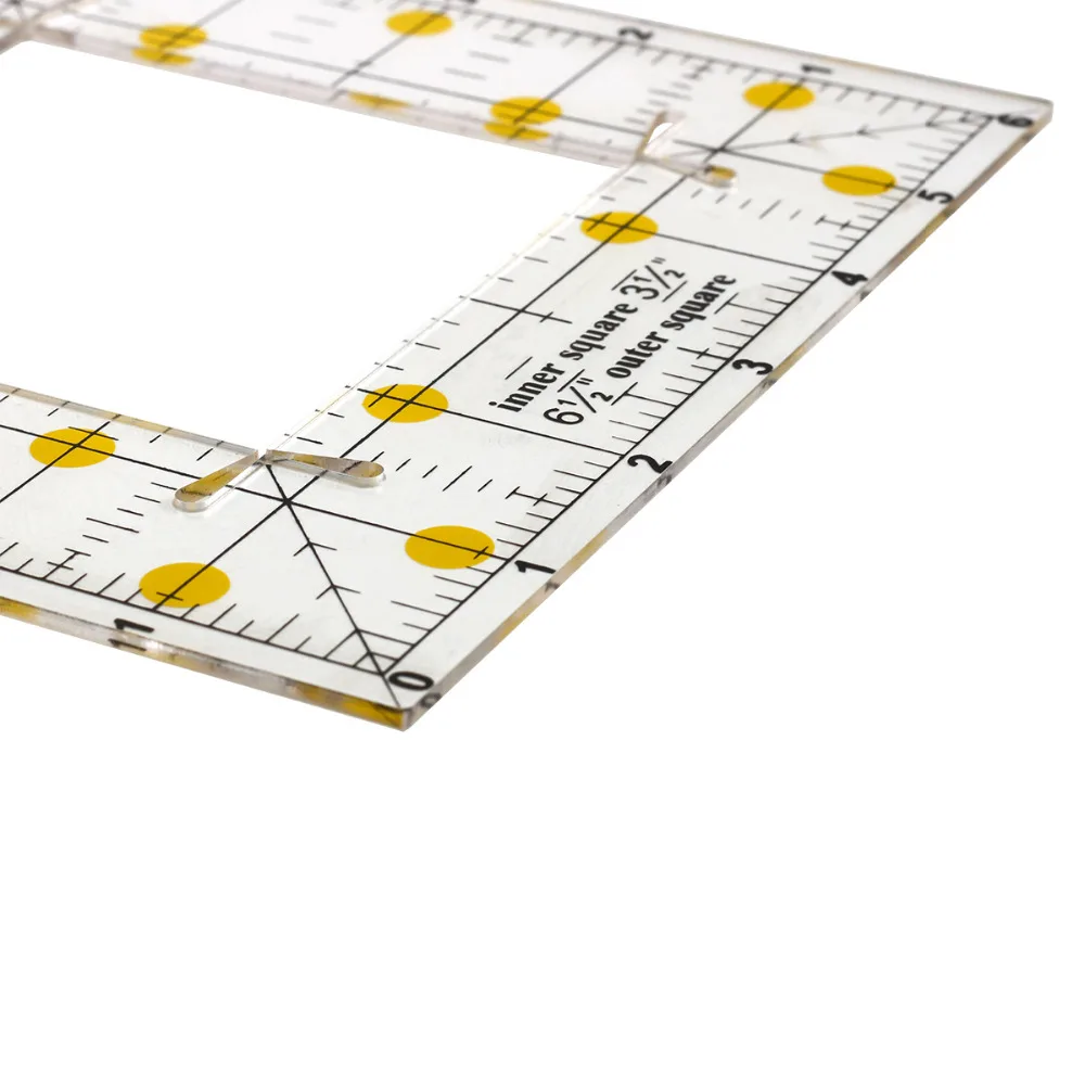 1 шт. квадратная Лоскутная линейка акриловая швейная стеганая шаблоны инструмент