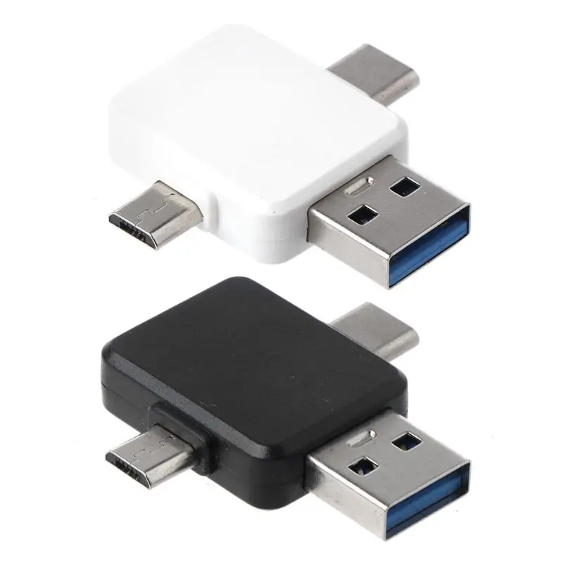 8Pin для Lightning Female USB + Type C Micro разъем зарядного устройства адаптер Android смартфона