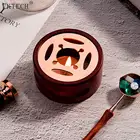 Плавильная печь в стиле ретро, печь для плавления из твердой древесины, кастрюля для воска, палочки, нагреватель для воска, декоративное ремесло, штамп-свеча