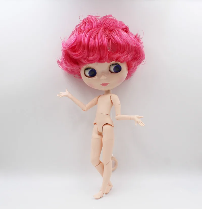 Free Shipping colorful RBL-912B DIY Blyth doll fashion hair 4 big eyes man body 1/6 BJD special price boy toy girl birthday gift | Куклы и