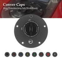 carbon fiber motorcycle accessories quick release key fuel tank gas oil cap cover for kawasaki ninja h2 h2r 2016 2019