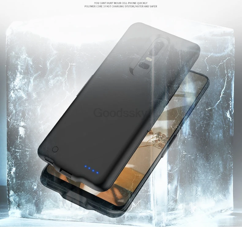 Чехол на заднюю панель с зажимом для Xiaomi PocoPhone F1, внешний аккумулятор, запасная крышка для зарядки PocoPhone F1, чехол для зарядного устройства, Funda