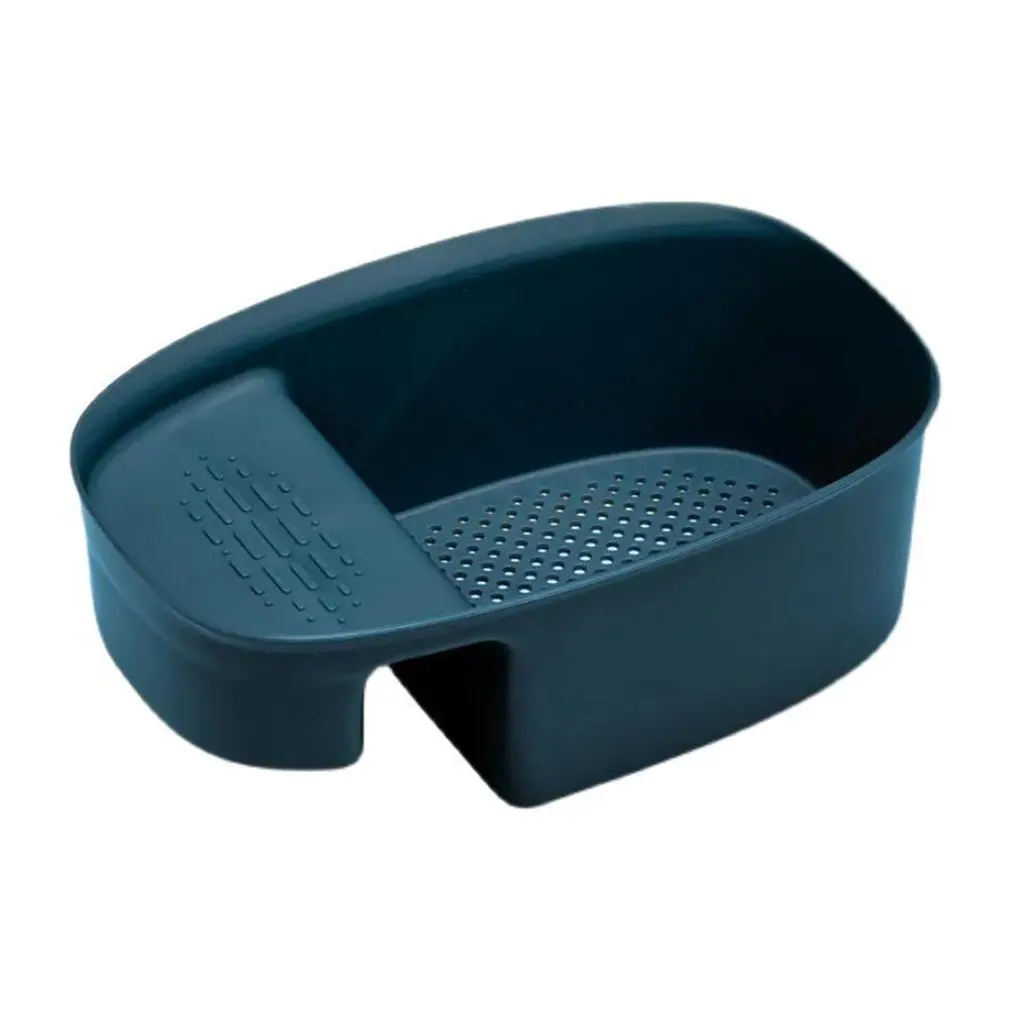 

Sink Strainer Fruit Vegetable Drainer Basket Kitchen Waste Filter Basket Sponge Hanging Basket Storage Rack Kitchen Shelf