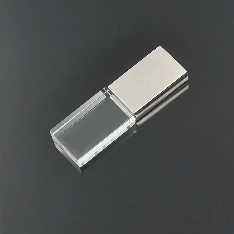 Выгравированный логотип: Usb2.0 32 ГБ 16 ГБ 8 ГБ 4 ГБ Usb накопитель 3D пользовательский логотип высокоскоростное Хрустальное стекло Usb флэш-накопитель фотография подарок