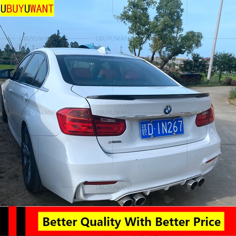 

Rear Trunk Spoiler For BMW F30 F35 M3 320i 320li 325li 328i 2012-2017 P STYLE Carbon Fiber Lip Spoiler Car Tail Wing Decoration