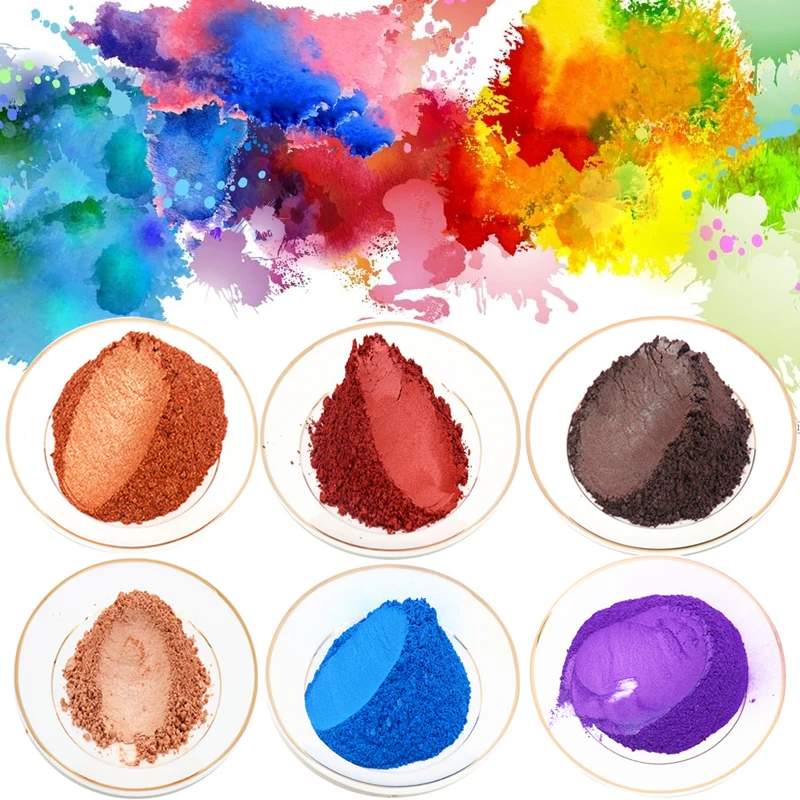 Пигментная минеральная пудра типа 461 жемчужный пигмент Мика порошок сделай сам