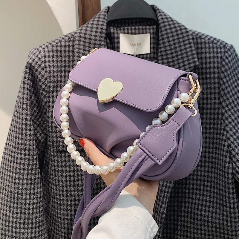 

с доставкой Designer Luxury Brand Vintage PU Leather Chain Crossbody Handbags and Purses 2021 Fashion Lady Simple Shoulder Bag