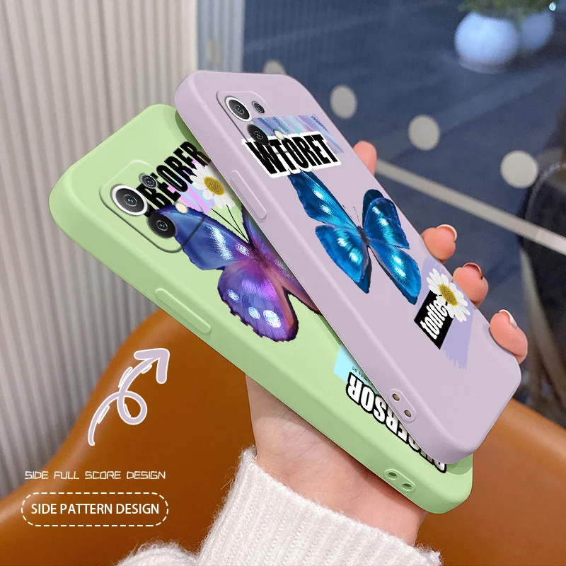 

Butterfly Case For Xiaomi Mi 11 lite Ultra 11i 10T 9T Pro Lite 10 10S 9 8 lite Pro Poco F2 X2 F3 Pro Shockproof Phone Cover
