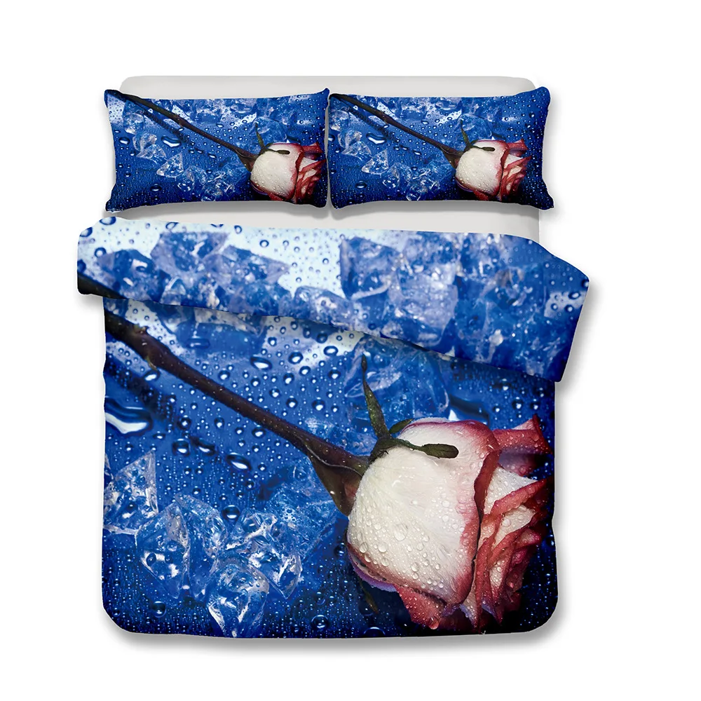 

Followers Roses Pattern Bedding Sets Australia /Europe/USA Full Queen King Size Quilt Duvet Cover Pillow Case 2-3 Pieces Sets