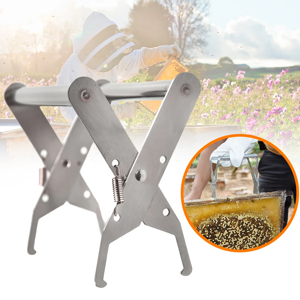 

Beekeeping Tools The New Premium Quality Thicken Stainless Steel Nest Box Clip Bee Hives Nest Foundation Clip Box