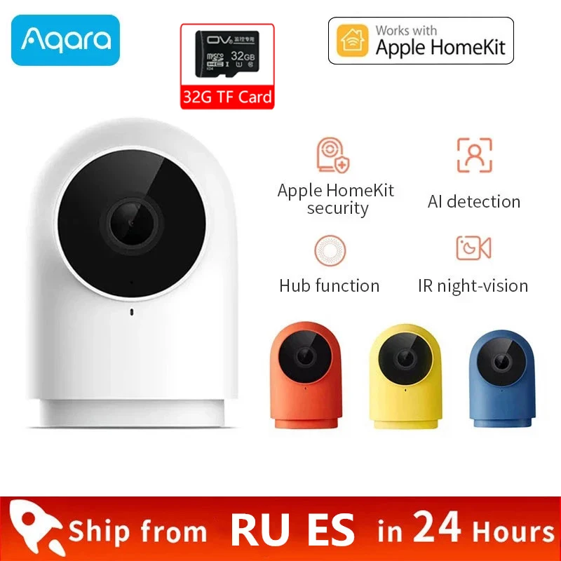 

Xiaomi Aqara Camera G2H Gateway Edition Smart Camera Zigbee Wifi 1080P HD Security Video Camera Infrared Night Monitoring